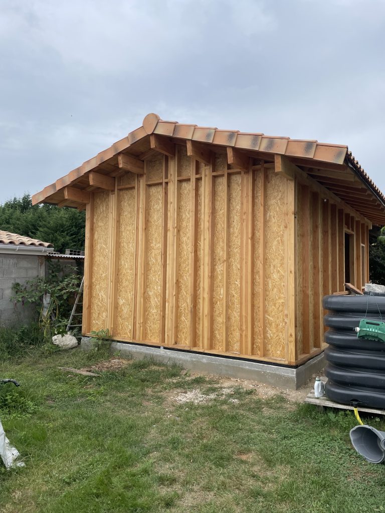 Ossature bois — réalisation Marinelli Charpente